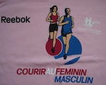 Tee-shirt courir au féminin masculin