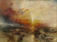 Le négrier, Turner, 1840, musée de Beaux Arts de Boston.