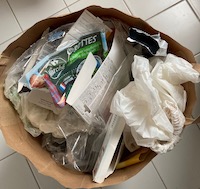 Un sac d'emballe pour le recyclage
